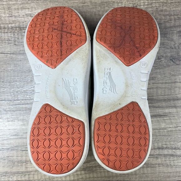 DANSKO~”Brandi T”~Athletic Shoes Comfort Lace Up Suede Leather~Size 37 - Picture 7 of 8